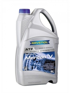 Масло трансмиссионное RAVENOL ATF Mercon V, 4л