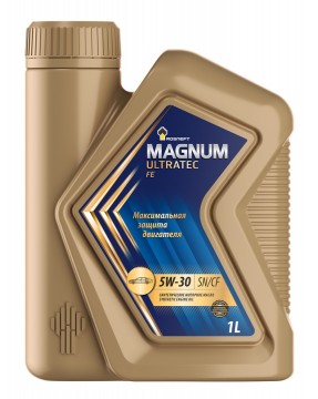 Моторное масло Rosneft Magnum Ultratec FE 5W-30 SN/CF ILSAC GF-5, 1л