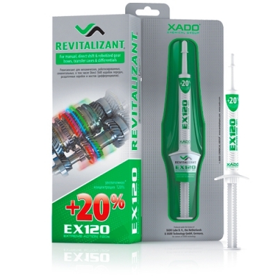 XADO Гель-Ревитализант для КПП и Редуктора EX120 (шприц) блистер, 8мл, 0.008л