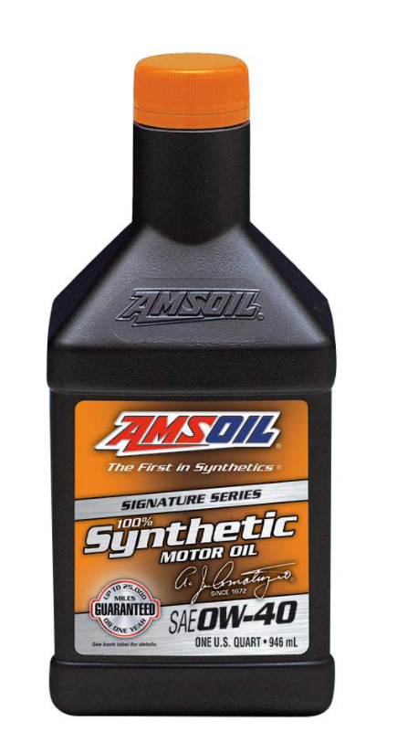 Моторное масло AMSOIL Signature Series Synthetic Motor Oil 0W-40, 0.946л